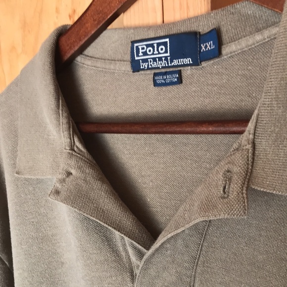 Polo by Ralph Lauren Men’s 2X Golf Shirt Khaki Tan - Picture 2 of 5